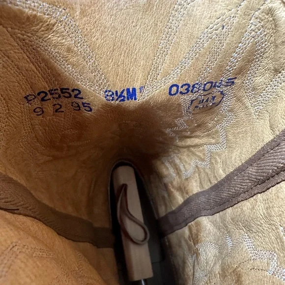 Vintage Dan Post Marlboro Collection Women’s 8.5 Western Cowboy Boots Tan - Picture 8 of 10